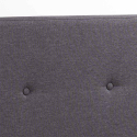 Cama doble matrimonial Tejido nórdico de madera con red 160x190 Friborg King Catálogo