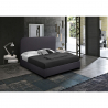 Cama francesa cuadrada y media en tela con malla 120x190 Zurich Oferta