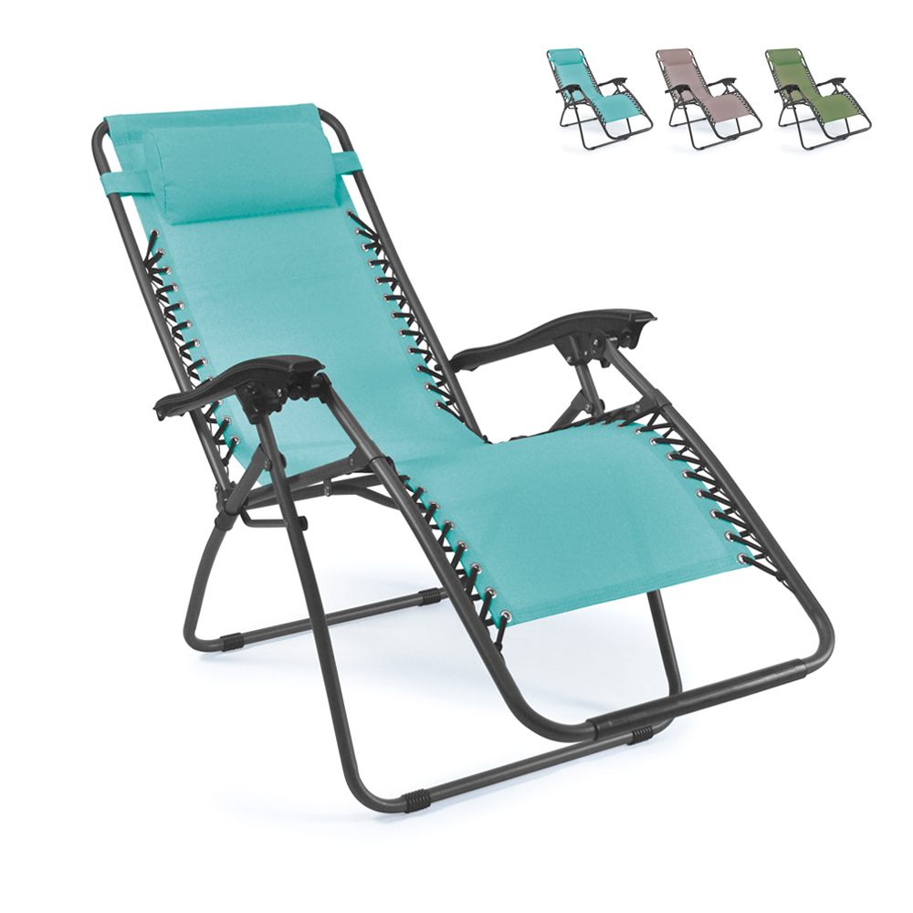 Tumbona plegable para playa y jardín multiposición Emily Zero Gravity