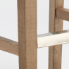 Taburete de bar Cocina de madera estilo Henriksdal alto 74 cm Comfort XL 