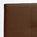 Cama individual una plaza de tela con cabecero y red 80x190 Lausanne Twin 