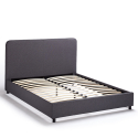 Cama francesa cuadrada y media en tela con malla 120x190 Zurich Rebajas