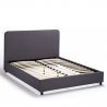 Cama francesa cuadrada y media en tela con malla 120x190 Zurich Rebajas