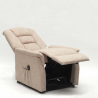 Sillón relax Eléctrico reclinable para Ancianos 2 Motores de tela Emma Plus
