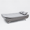 Sofá cama de microfibra de 2 plazas de diseño moderno Centenario 