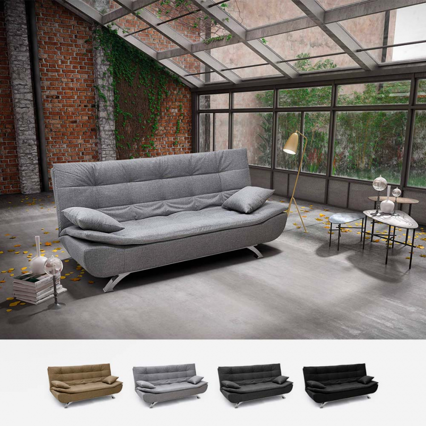 Sofá cama de microfibra de 2 plazas de diseño moderno Centenario Coste