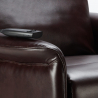 Sillón Relax Reclinable Eléctrico de Cuero Armaila Fix 