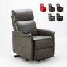 Sillón Relax Reclinable Eléctrico de Cuero Armaila Fix 