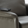 Sillón Relax Reclinable Eléctrico de Cuero Armaila Fix 