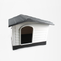 Caseta de jardín para perros pequeños de plástico con plataforma Lola Oferta