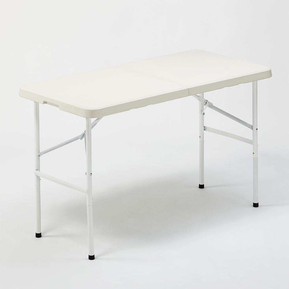 Mesa plegable 122x60 para jardín y camping rectangular Pelvoux