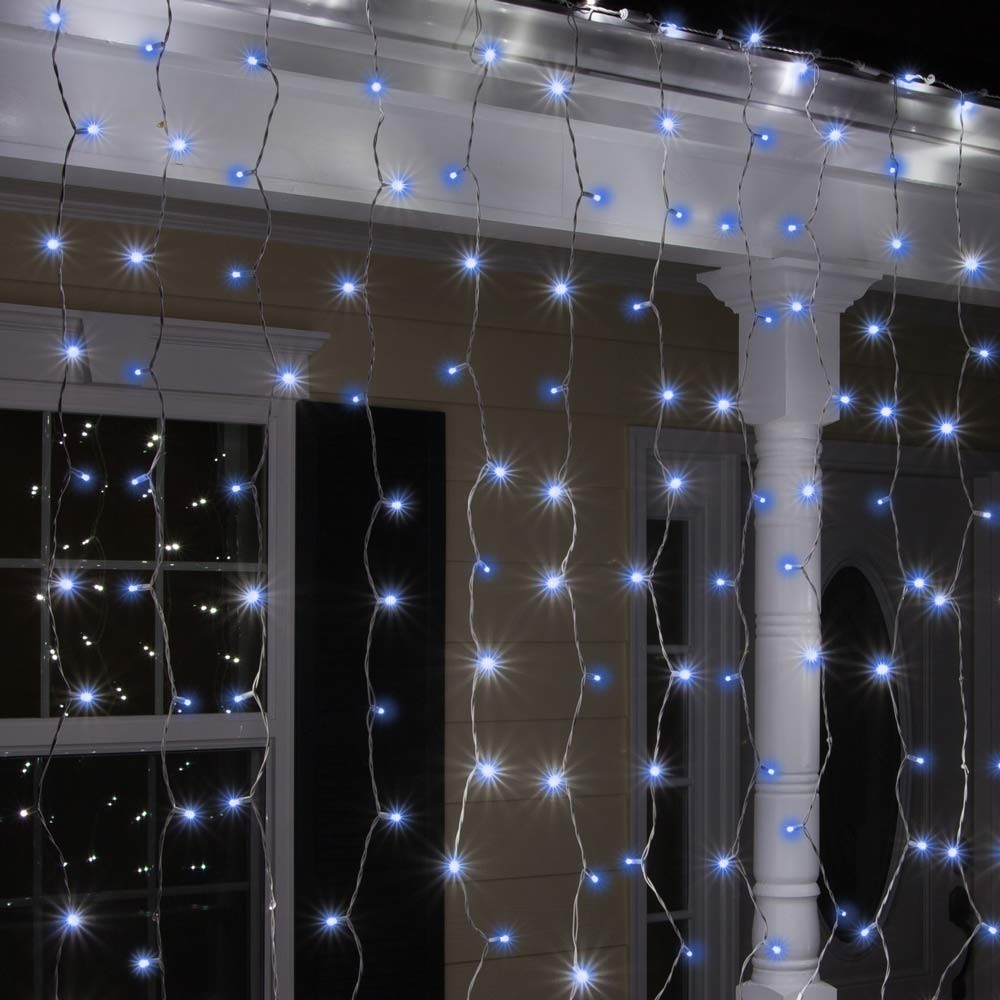 luces de navidad cortina luminosa LED