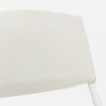 Conjunto de mesa rectangular de 200x90 con 8 sillas plegables para jardín Davos Modelo