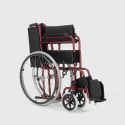 Silla de ruedas ortopédica plegable tela oxford discapacitados y ancianos Lily Características