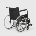 Silla de ruedas ortopédica plegable tela oxford discapacitados y ancianos Lily 