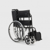 Silla de ruedas ortopédica plegable tela oxford discapacitados y ancianos Lily 