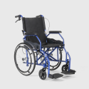 Silla de ruedas plegable en tejido ortopédico con frenos discapacitados y ancianos Dasy Stock