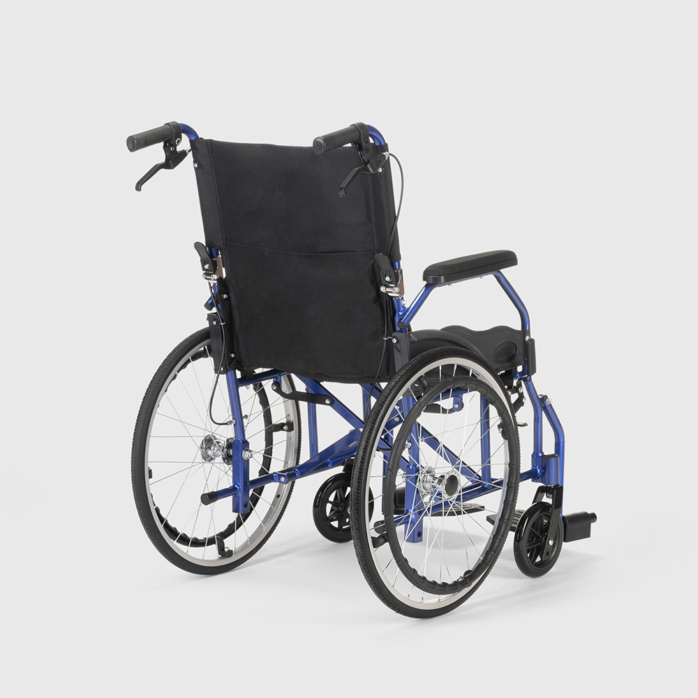 Silla de ruedas plegable en tejido ortopédico con frenos discapacitados y ancian ebay - Silla de ruedas plegable en tejido ortopédico con frenos discapacitados y ancian