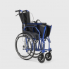 Silla de ruedas plegable en tejido ortopédico con frenos discapacitados y ancianos Dasy Modelo
