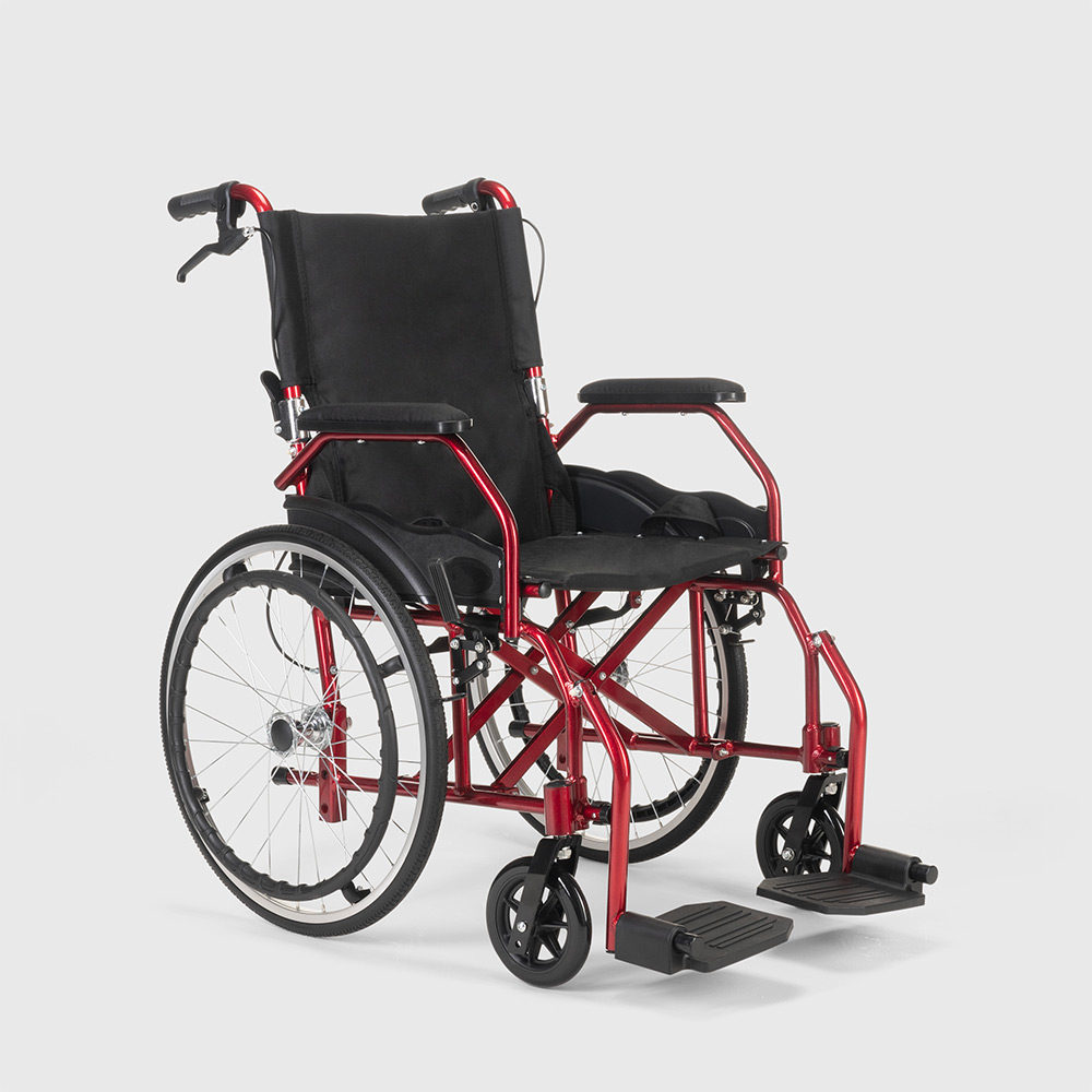 Silla de ruedas plegable en tejido ortopédico con frenos discapacitados y ancian ebay - Silla de ruedas plegable en tejido ortopédico con frenos discapacitados y ancian