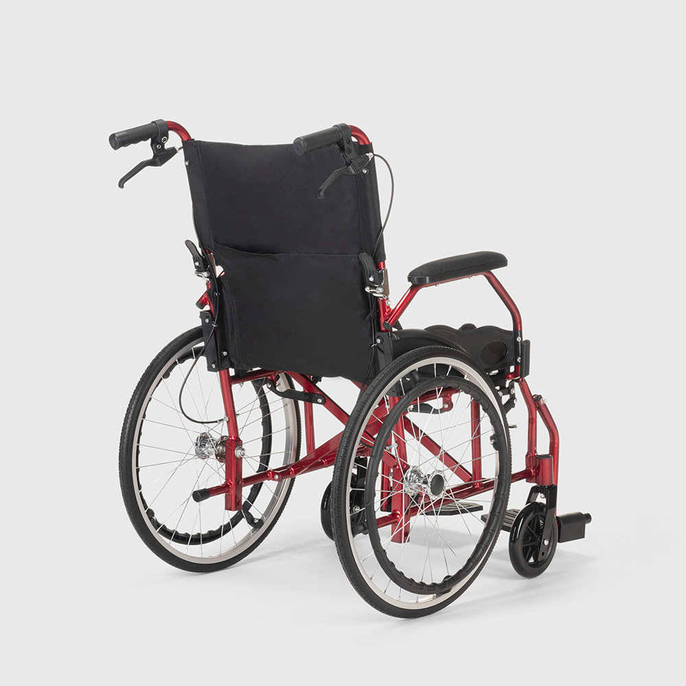 Silla de ruedas plegable en tejido ortopédico con frenos discapacitados y ancian ebay - Silla de ruedas plegable en tejido ortopédico con frenos discapacitados y ancian