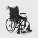Silla de ruedas plegable en tejido ortopédico con frenos discapacitados y ancianos Dasy 