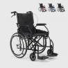 Silla de ruedas plegable en tejido ortopédico con frenos discapacitados y ancianos Dasy Oferta