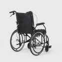 Silla de ruedas plegable en tejido ortopédico con frenos discapacitados y ancianos Dasy 