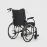 Silla de ruedas plegable en tejido ortopédico con frenos discapacitados y ancianos Dasy 