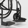 Silla de ruedas plegable en tejido ortopédico con frenos discapacitados y ancianos Dasy 