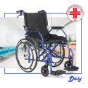 Silla de ruedas plegable en tejido ortopédico con frenos discapacitados y ancianos Dasy Rebajas