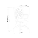 Silla de oficina ergonomica de tela transpirable de diseño moderno Sachsenring Rebajas