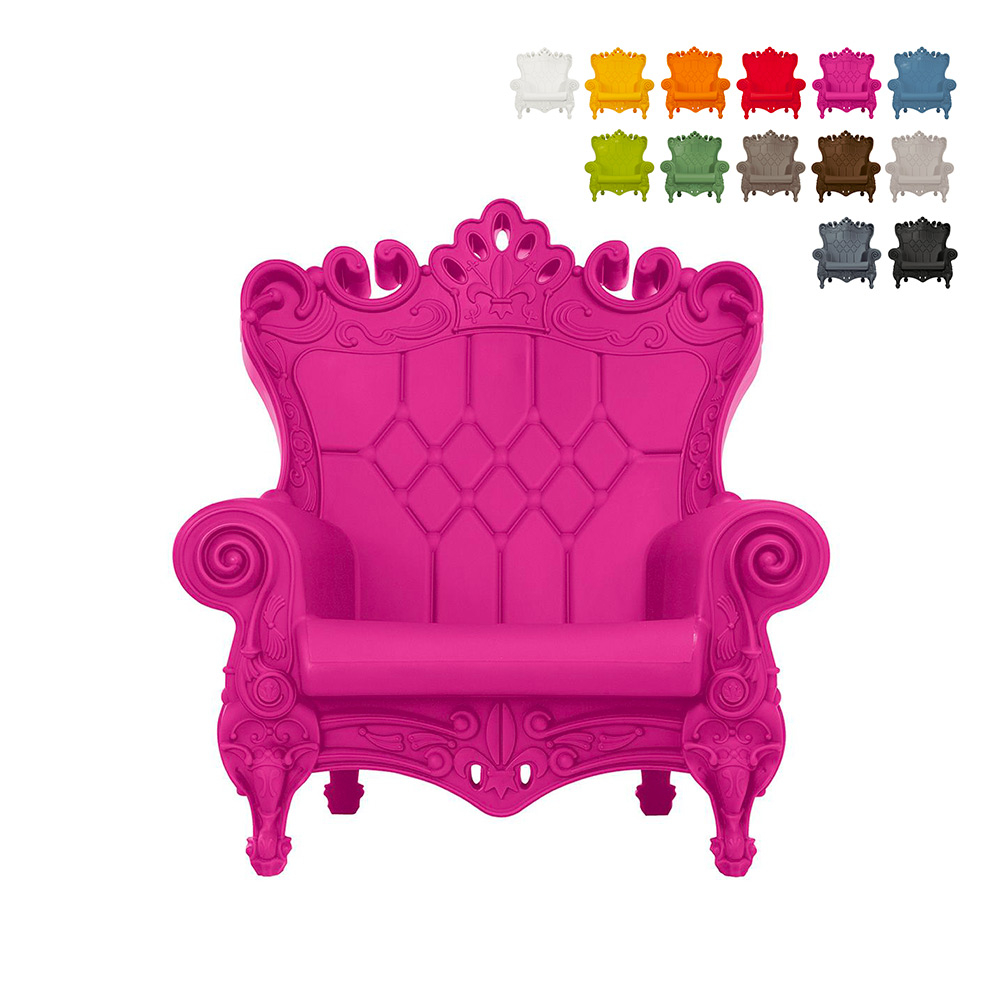 Sillón trono de diseño moderno Slide Queen Of Love