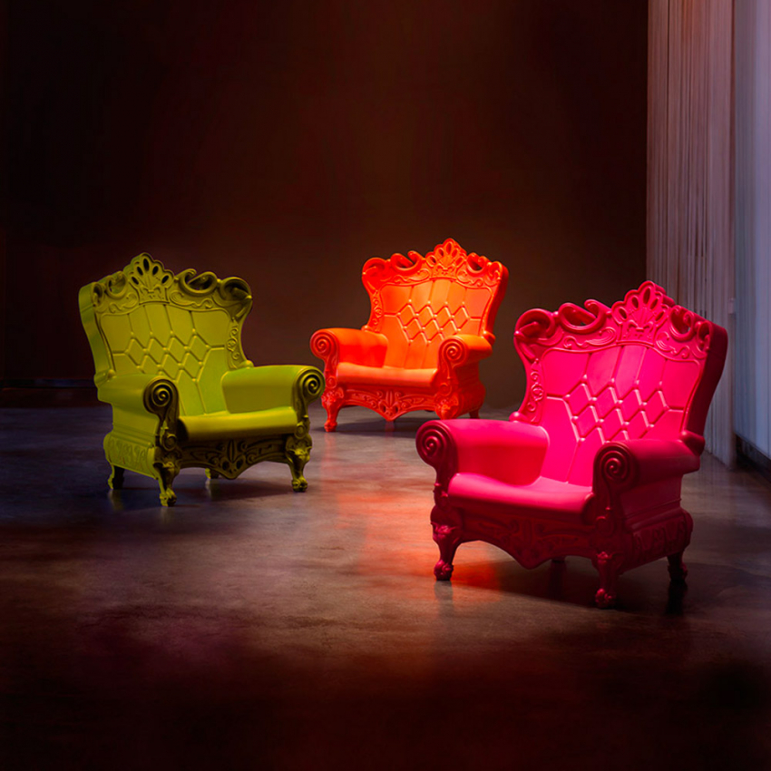 Sillón trono de diseño moderno Slide Queen Of Love Modelo