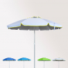 Sombrilla de playa Roma antiviento protección UV y aluminio de 220 cm
 Stock
