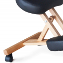 Silla ergonómica postural de rodillas para oficina modelo sueco madera Balancewood 