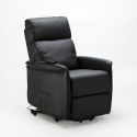 Sillón Relax Reclinable Eléctrico de cuero polipiel Armalia 