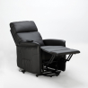 Sillón Relax Reclinable Eléctrico de cuero polipiel Armalia 