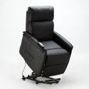 Sillón Relax Reclinable Eléctrico de cuero polipiel Armalia 