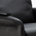 Sillón Relax Reclinable Eléctrico de cuero polipiel Armalia 