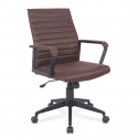 Silla oficina elegante sillón cuero artificial ergonómica LineAR Promoción