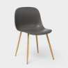 Sillas de diseño escandinavo para cocina comedor restaurante Sleek