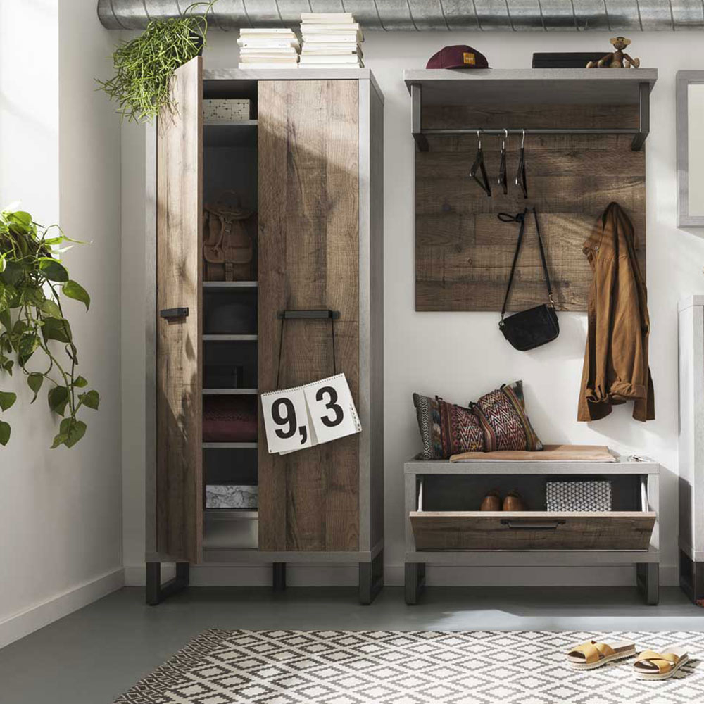 Armario multiusos con dos puertas diseño moderno DUBLÍN