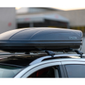 Cofre de techo para maletero de coche 460 litros universal portaequipaje Menabò Marathon Dark Modelo