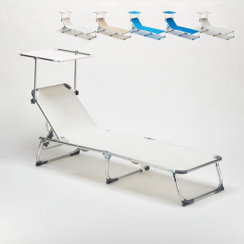 Tumbona plegable portátil de aluminio para playa y piscina California Promoción