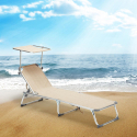 24 Tumbonas de playa plegable portátil aluminio California 