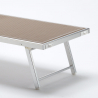 4 Tumbonas plegables de playa en aluminio Santorini Limited Edition 