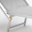 Tumbona Profesional Aluminio Toldo Parasol Italia Stock 2 Piezas 