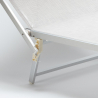 Cama de playa de aluminio Grande Italia Xl profesional 