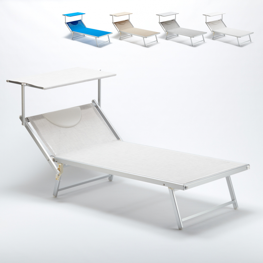 Cama de playa de aluminio Grande Italia Xl profesional 